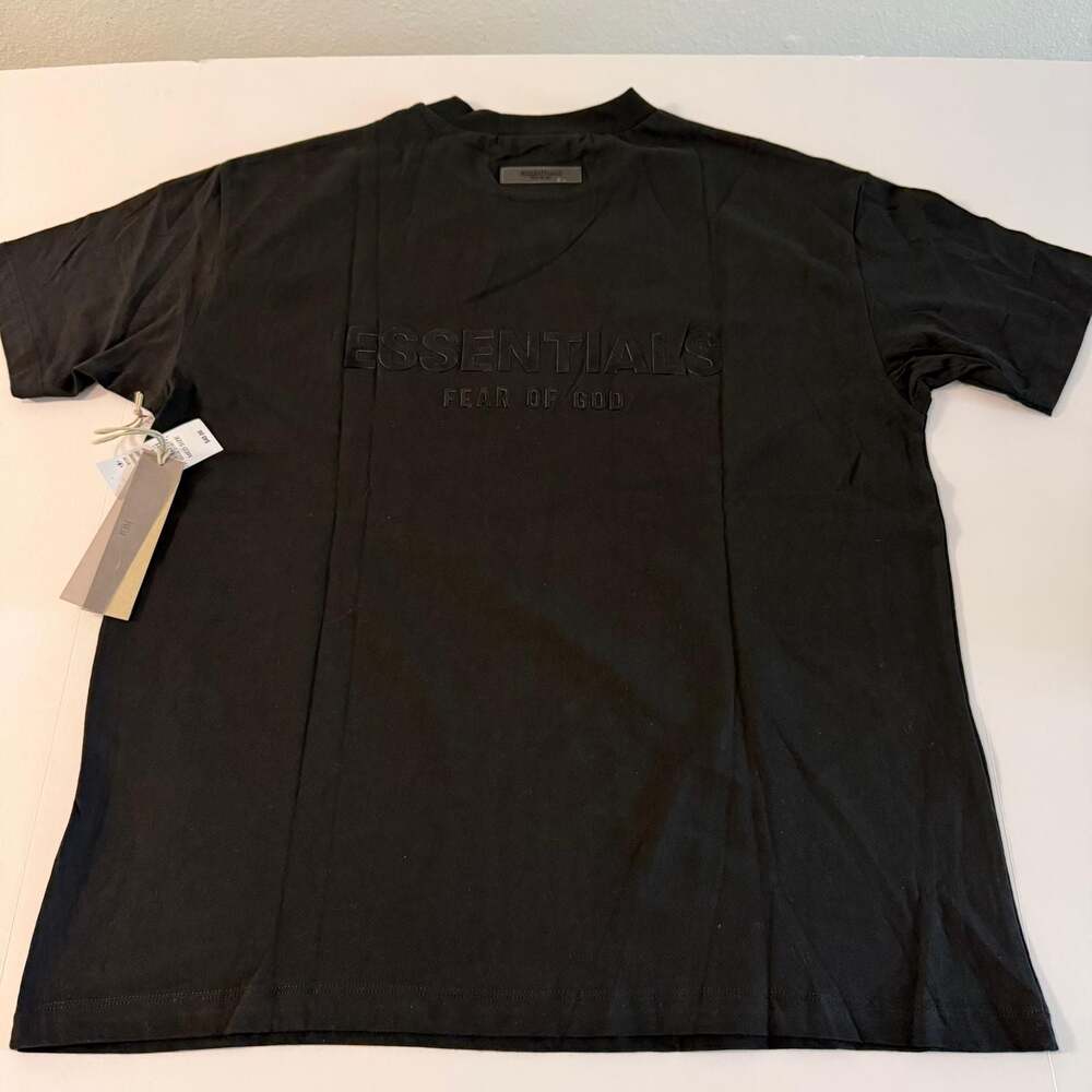 Fear of God Essentials Black T-Shirt Size M